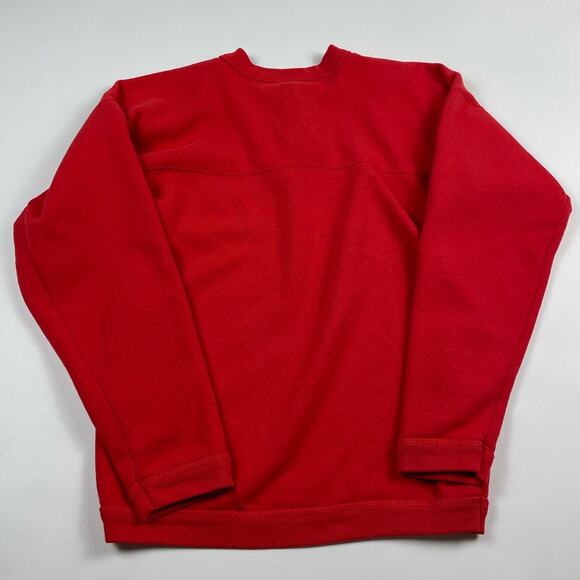 Vintage Disney Mickey Mouse Red Button Collar 80s Henley Sweatshirt Size Medium - Picture 4 of 7